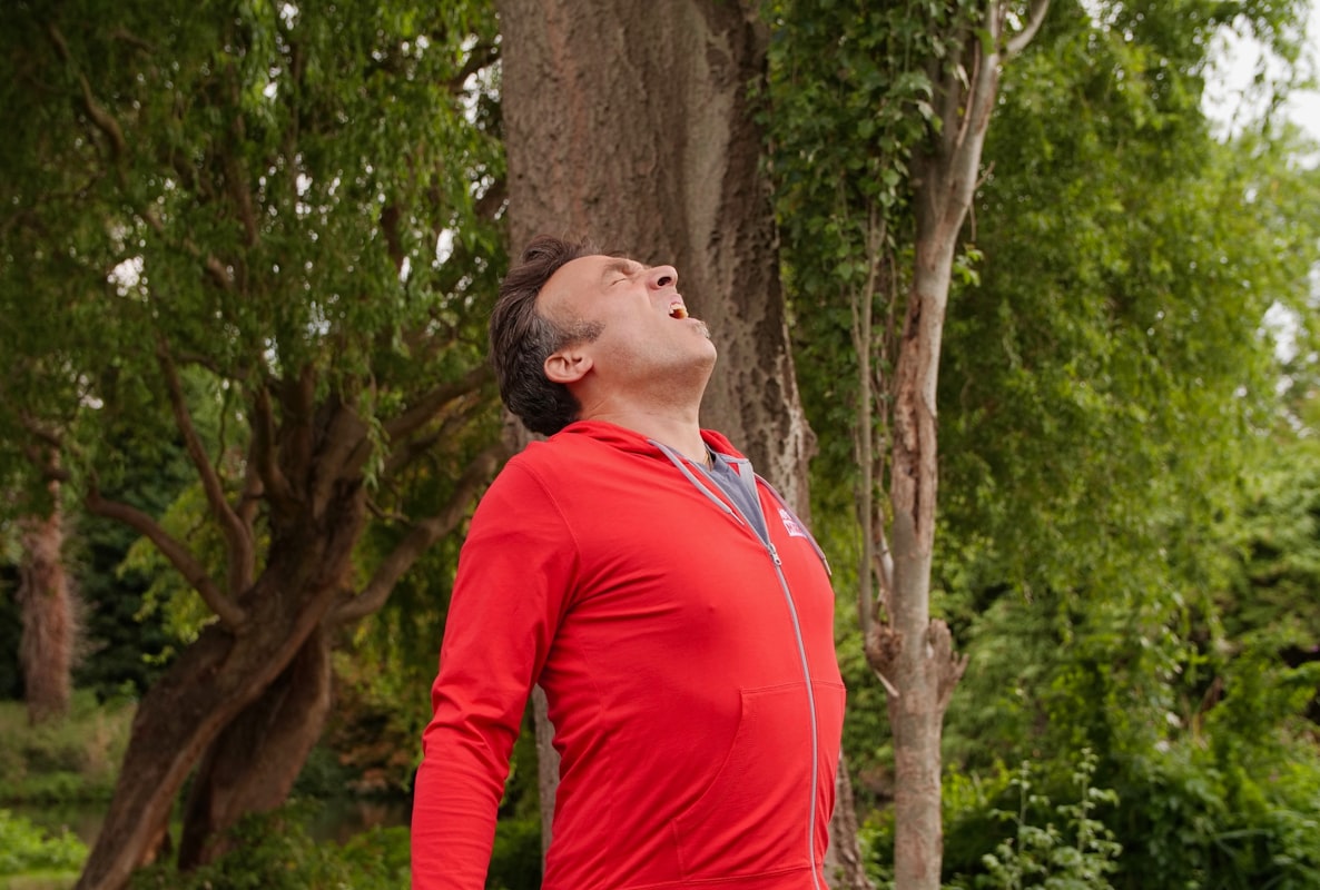 Peaceful breathing practice